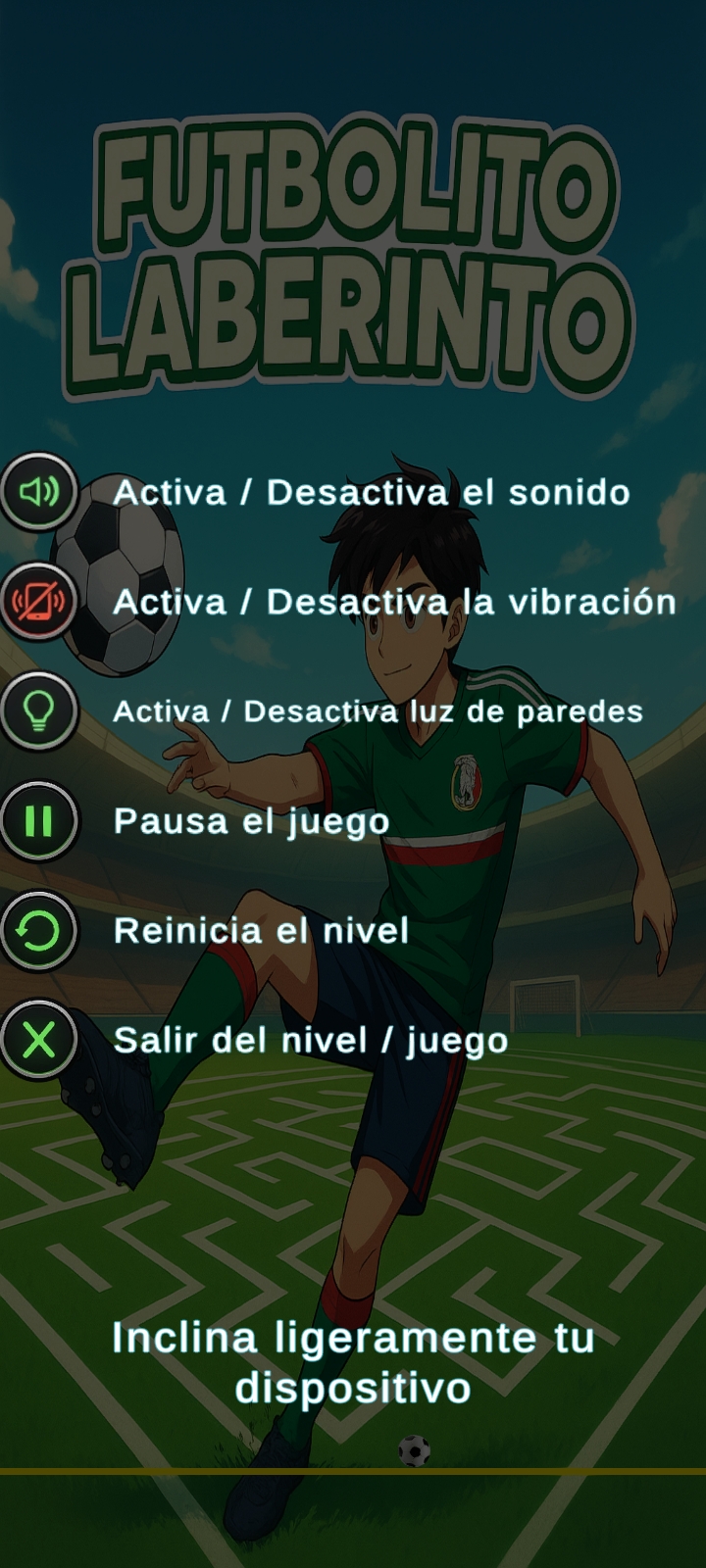 Captura 2 - Futbolito Laberinto